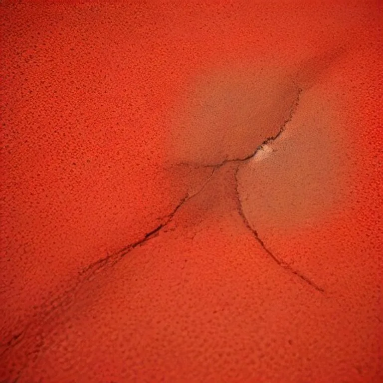 Textura de terra vermelha do Cerrado, referência de cor para os tingimentos do ateliê